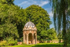 A 19th-century summerhouse in the formal gardens