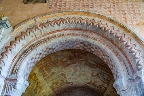 The exquisite chancel arch