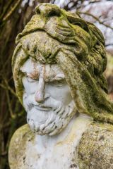 A neo-classical garden statue