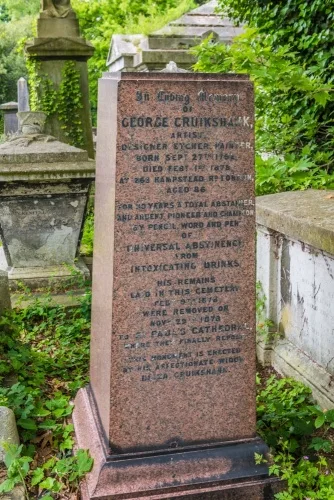 George Cruikshank memorial