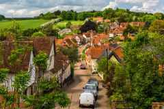 Kersey, Kersey village from the churchyard