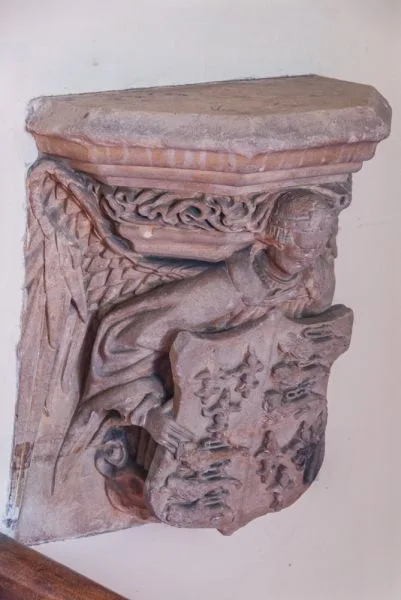 15th-century angel corbel