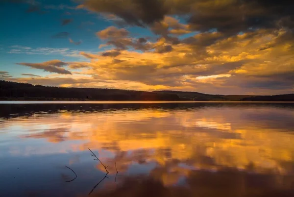 Kielder Water sunset