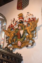 The arms of John Granville, First Earl of Bath