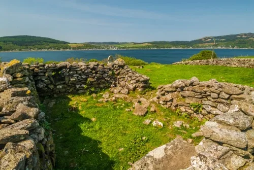 Looking northwest to the Kyle of Bute