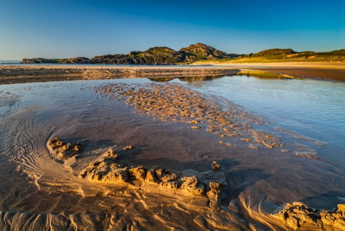 Late evening light on Kiloran Beach