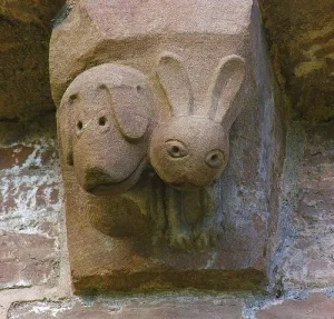 Kilpeck Church carved figure