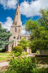 The striking west tower