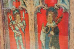 Painted panels on the creen base