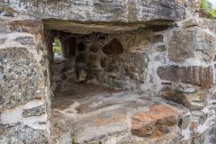 A ground-floor gun port