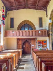 Nave and west gallery