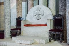 King Arthur's throne in the Hall of Chivalry