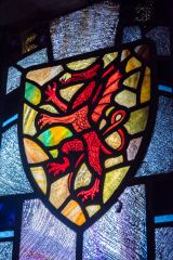 King Arthurs Great Halls, King Arthur's coat of arms