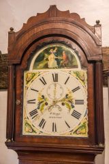 18th century long case clock by John Bilbie