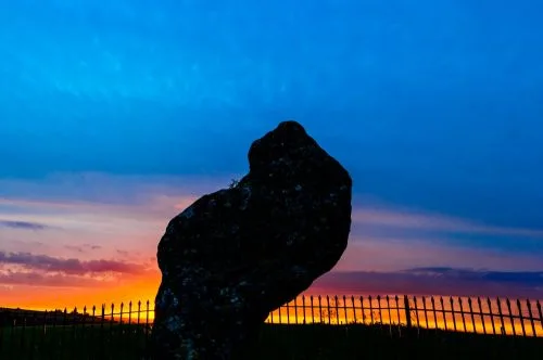 The King Stone at sunset