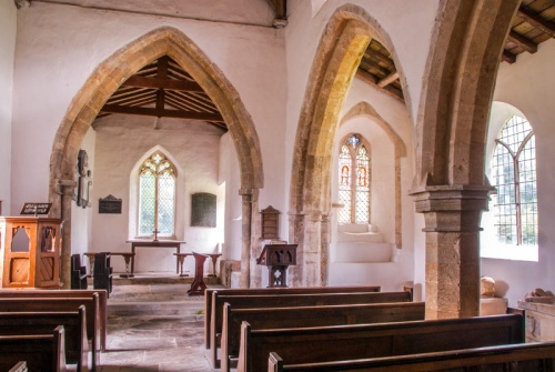 The nave of St Peter's church, Kingerby