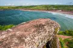The capstone top view
