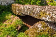 The earthed end of the capstone