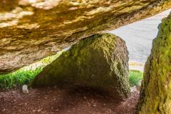 Inside the burial chamber