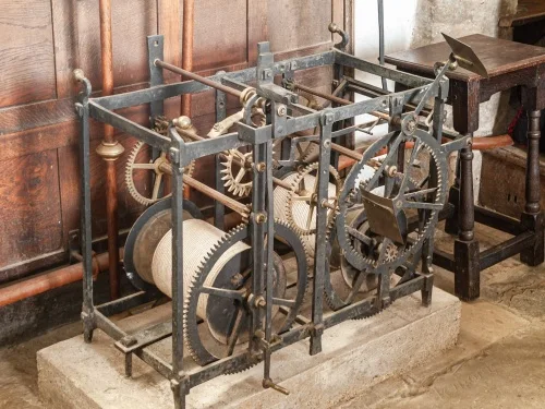 Restored 17th-century turret clock