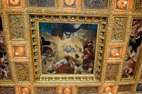 The Spanish Room ceiling