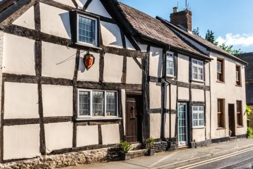 A 16th-century timber-framed building on Duke Street