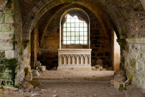 Kinloss Abbey sacristy