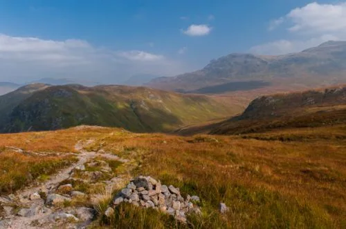 Emerging onto the upland plateau