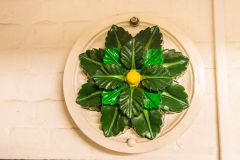 Embossed iron panel from the Blackfriars Railway Bridge