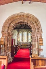 The 12th century chancel arch