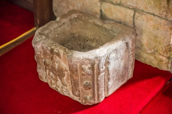 The peculiar medieval font bowl