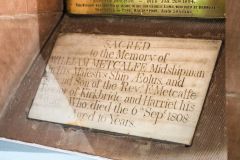 Midshipman William Metcalfe memorial, 1808