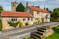 Pretty cottages near All Saints Church