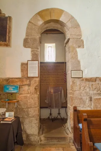 The 11th-century doorway