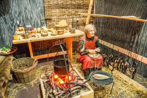 A Saxon room setting