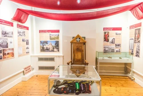 Kirkleatham school and village exhibit