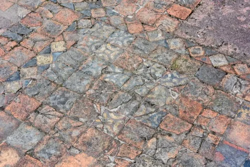 Medieval floor tiles