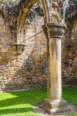 Medieval column in the Chapter House