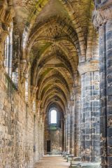 Vaulted aisle, abbey church