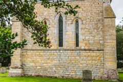 The triple lancet east window