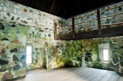 The tower house interior