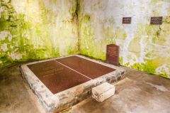Macneil of Barra clan chieftain graves in the chapel