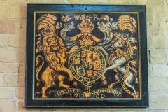 William III royal coat of arms, 1700