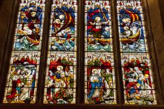 Stained glass by William Morris