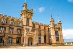 Knebworth House, The house entrance