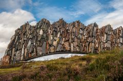 Another of the sculptures along the trail