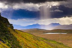 The view south from Knockan Crag