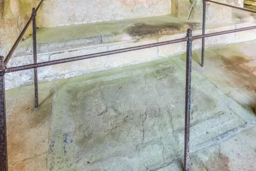 The 13th-century tomb of Countess Ela