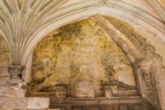 Medieval wall painting in the cloisters