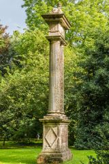 The Sphinx column in the grounds